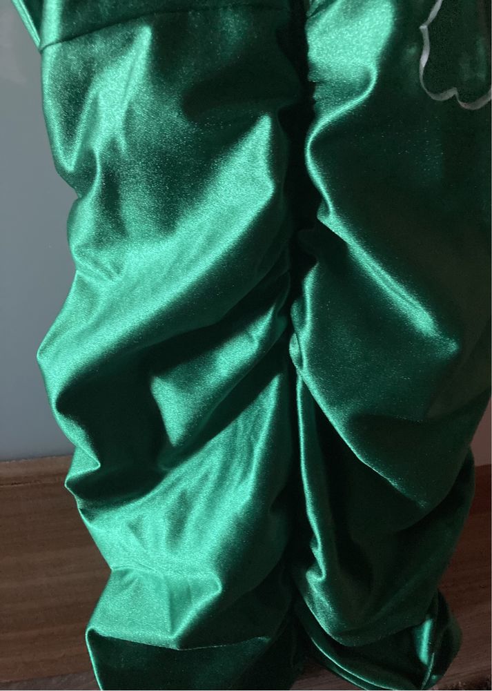 Vestido verde pérola
