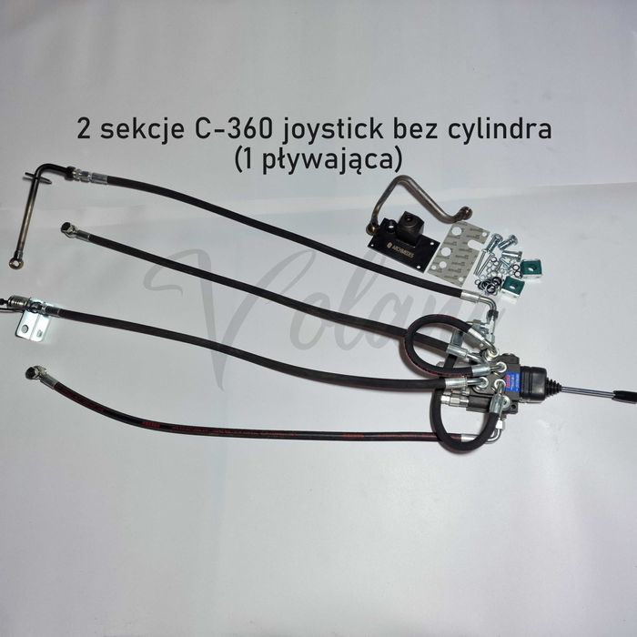 Rozdzielacz Hydrauliczny 2 Sekcyjny C-360 Zewnętrzny Pływak Joystick