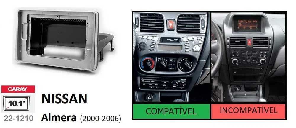 NOVO) Rádio 2DIN • NISSAN Almera (2000 a 2006) • Android GPS N16