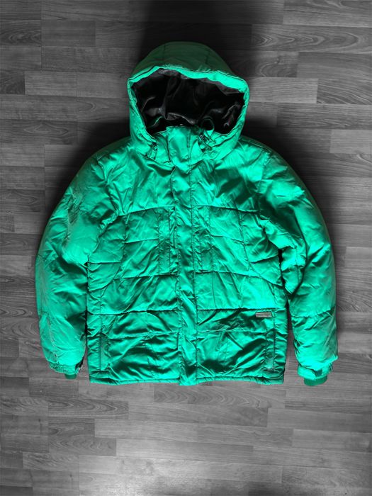 Zielona kurtka zimowa CROPP M damska narciarska