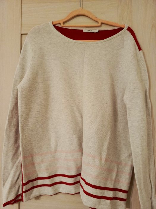 Sweter Cecil L dwukolorowy