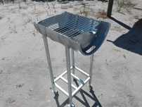 Assador em inox, para um bom churrasco