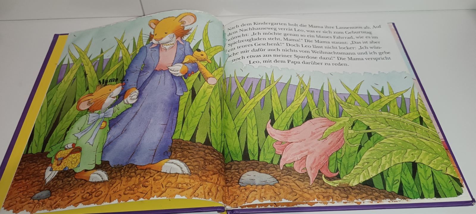 Детская книга Leo lausemaus на немецком языке