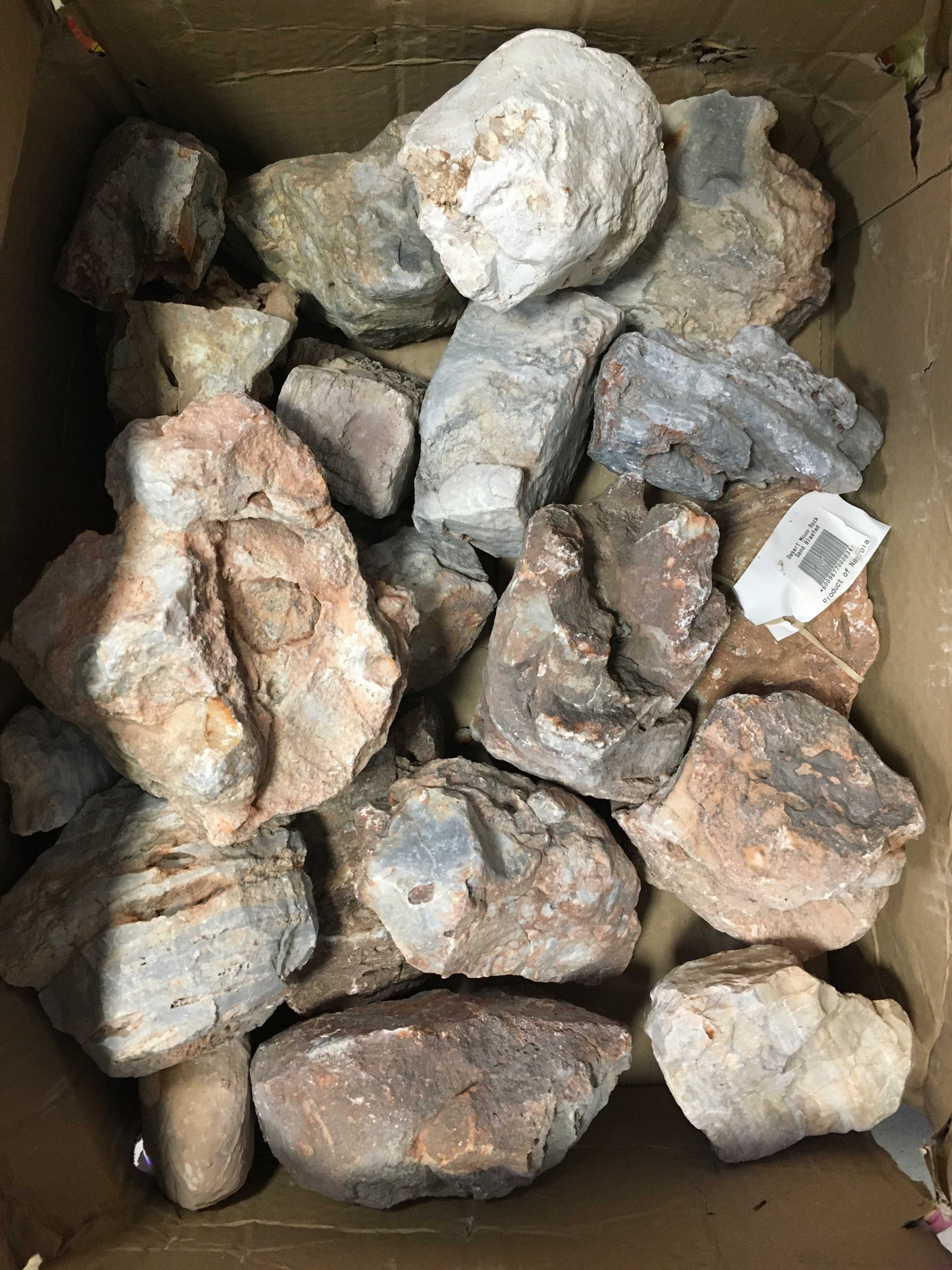 Naturalne skały do akwarium - ciekawe wzory i kształty - cena za 1kg