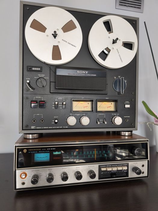 Amplituner Kenwood magnetofon szpulowy Sony Vintage