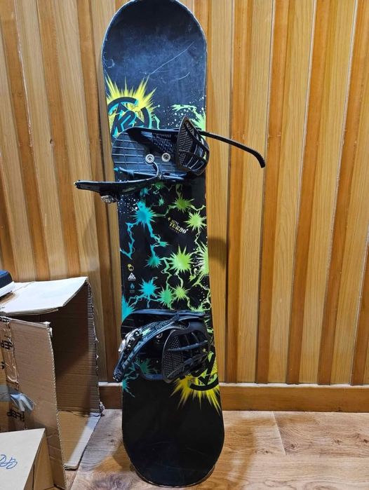 Deska snowboardowa K2 Mini Turbo 120cm z wiazaniami i butami