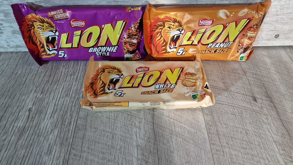 Niemieckie Lion czekoladowe 1 opakowanie