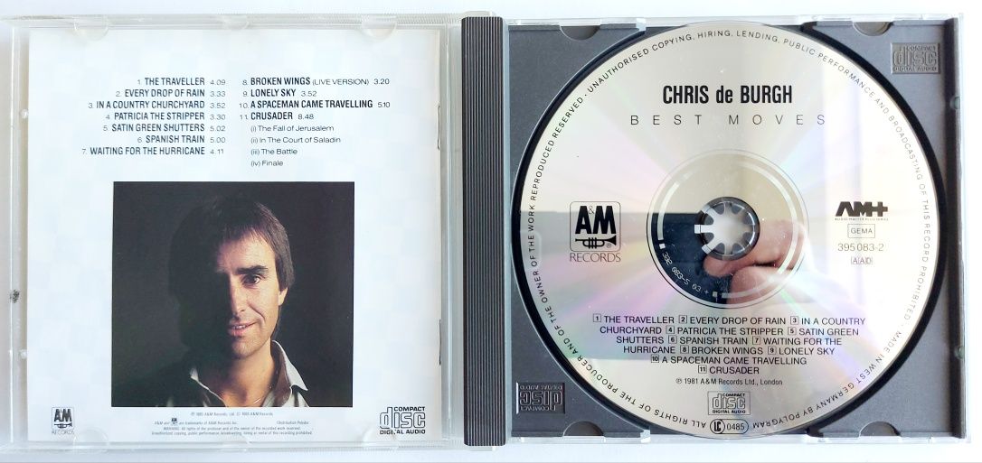 Chris De Burgh Best Moves 1985r