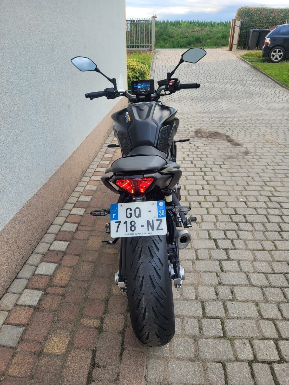 Yamaha MT07, rok: 2023, 35 kW, kat. A2, FV marża, do rejestracji
