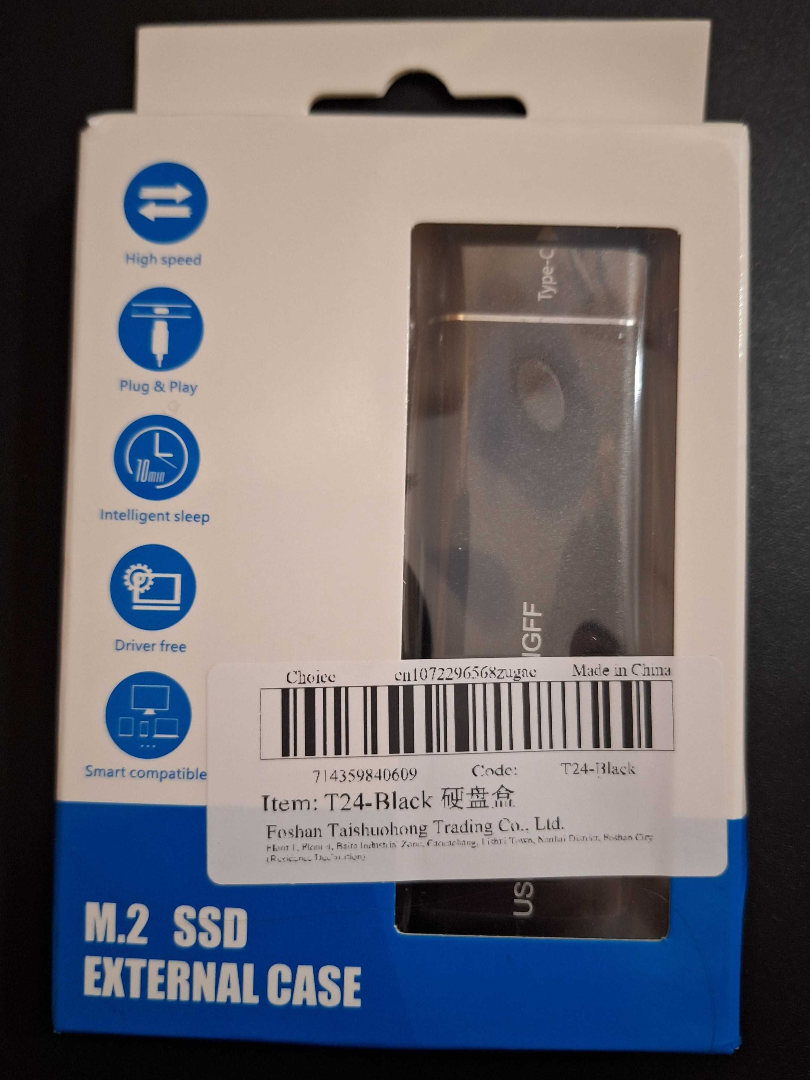 Зовнішня кишеня карман для SSD m2 NGFF 6Гбс, USB 3.1 Type-C