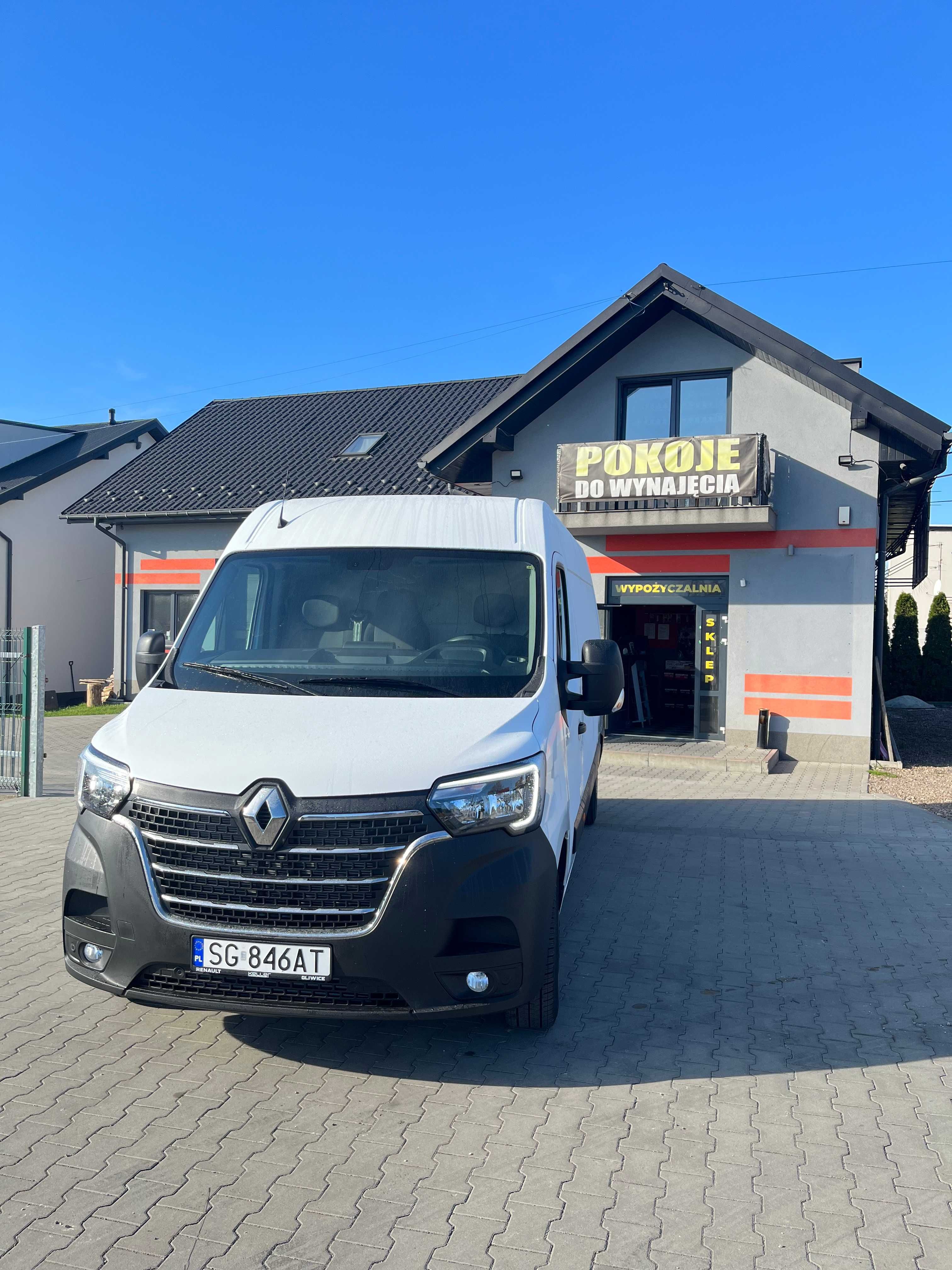 Wypożyczalnia Wynajem Busa Busów Blaszak Nowy Renault master