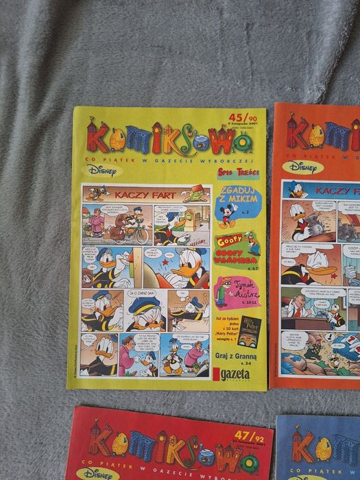 Stare gazety komiksowo 4 szt