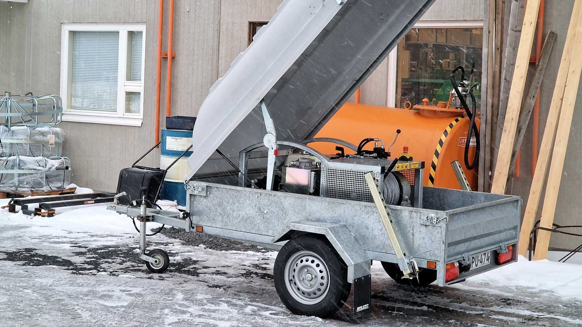 Wciągarka linowa do kabli JKS WT 750, 2000 kg siły ciągu