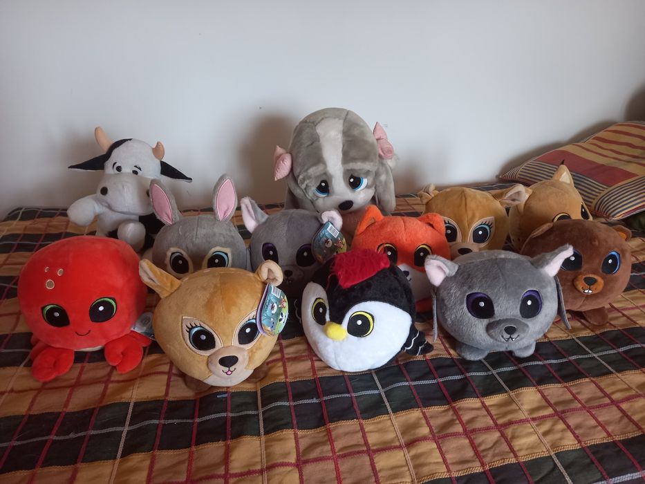 Peluches novos do bando bosque