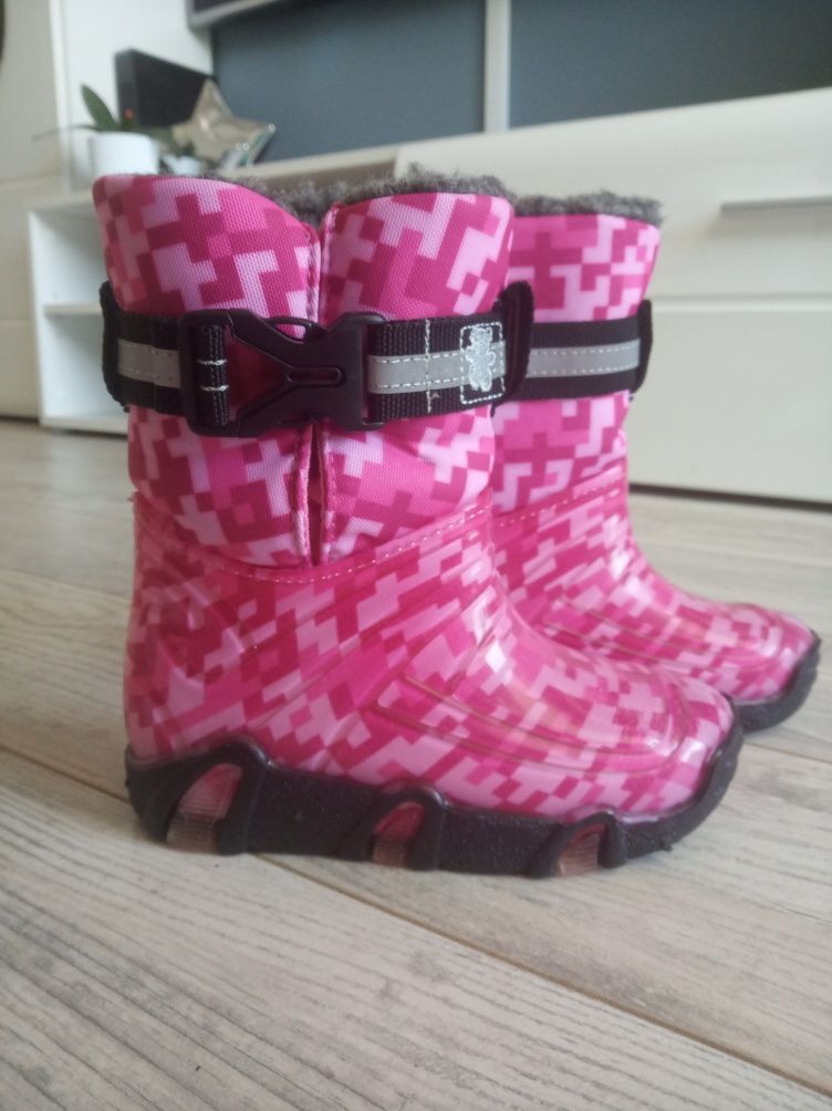 Buty zimowe dziewczęce 27/28 NOWE