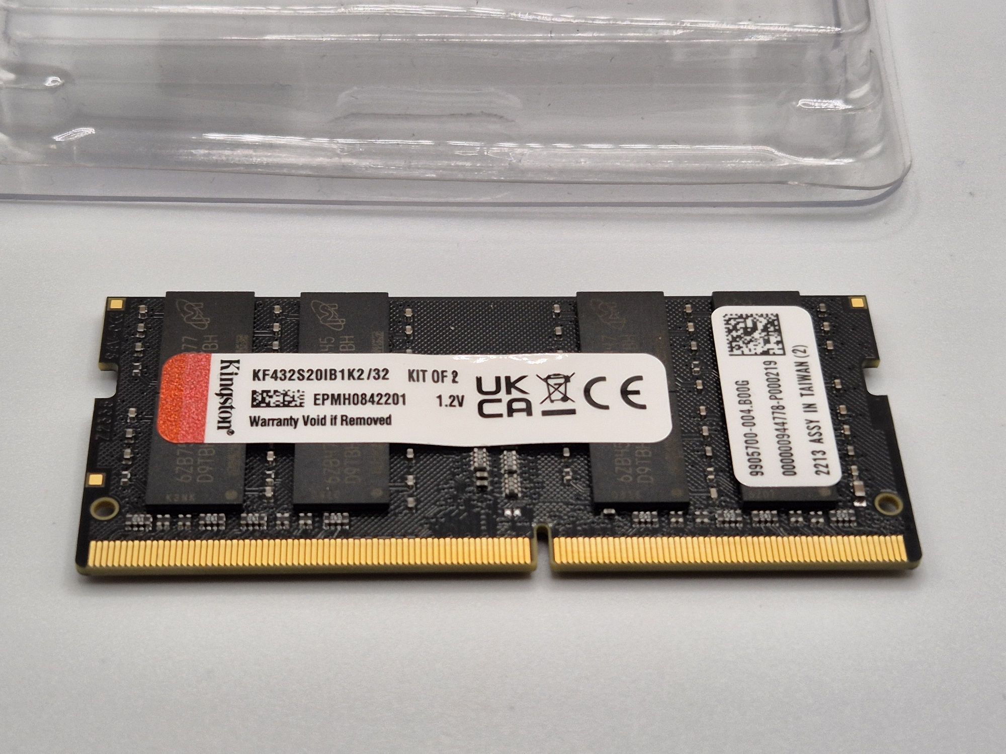 Kingston fury RAM SO-DIMM KF432S20IB1K2 / 32 2x 16GB DDR4 3200MHz CL20