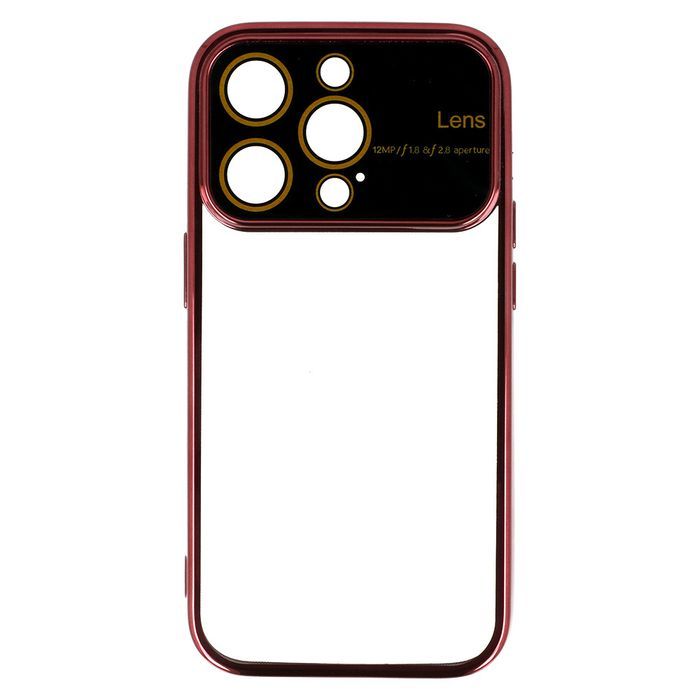 Electro Lens Case do Iphone 12 Wiśniowy