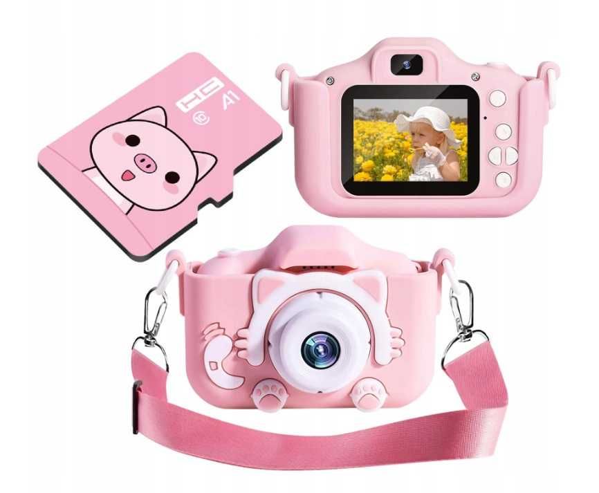APARAT dla Dzieci CYFROWY Fotograficzny Kotek 4GB