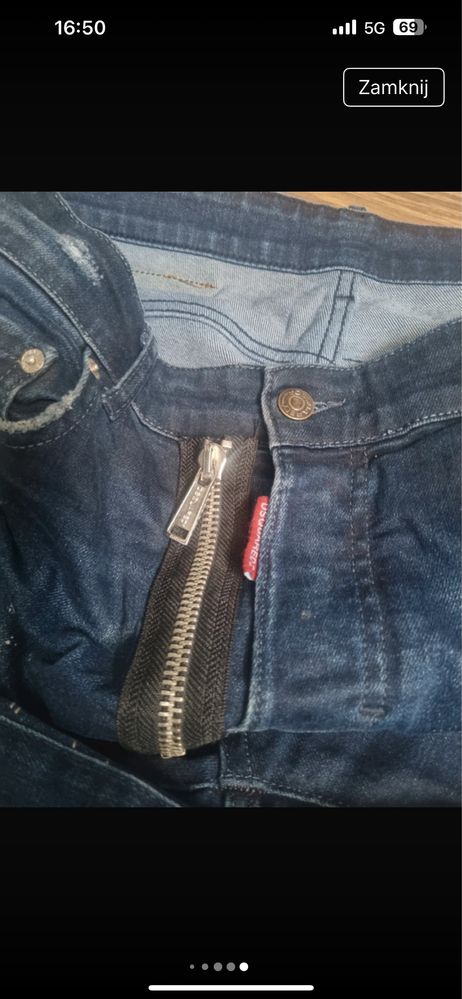Spodnie meskie firmy Dsquared2