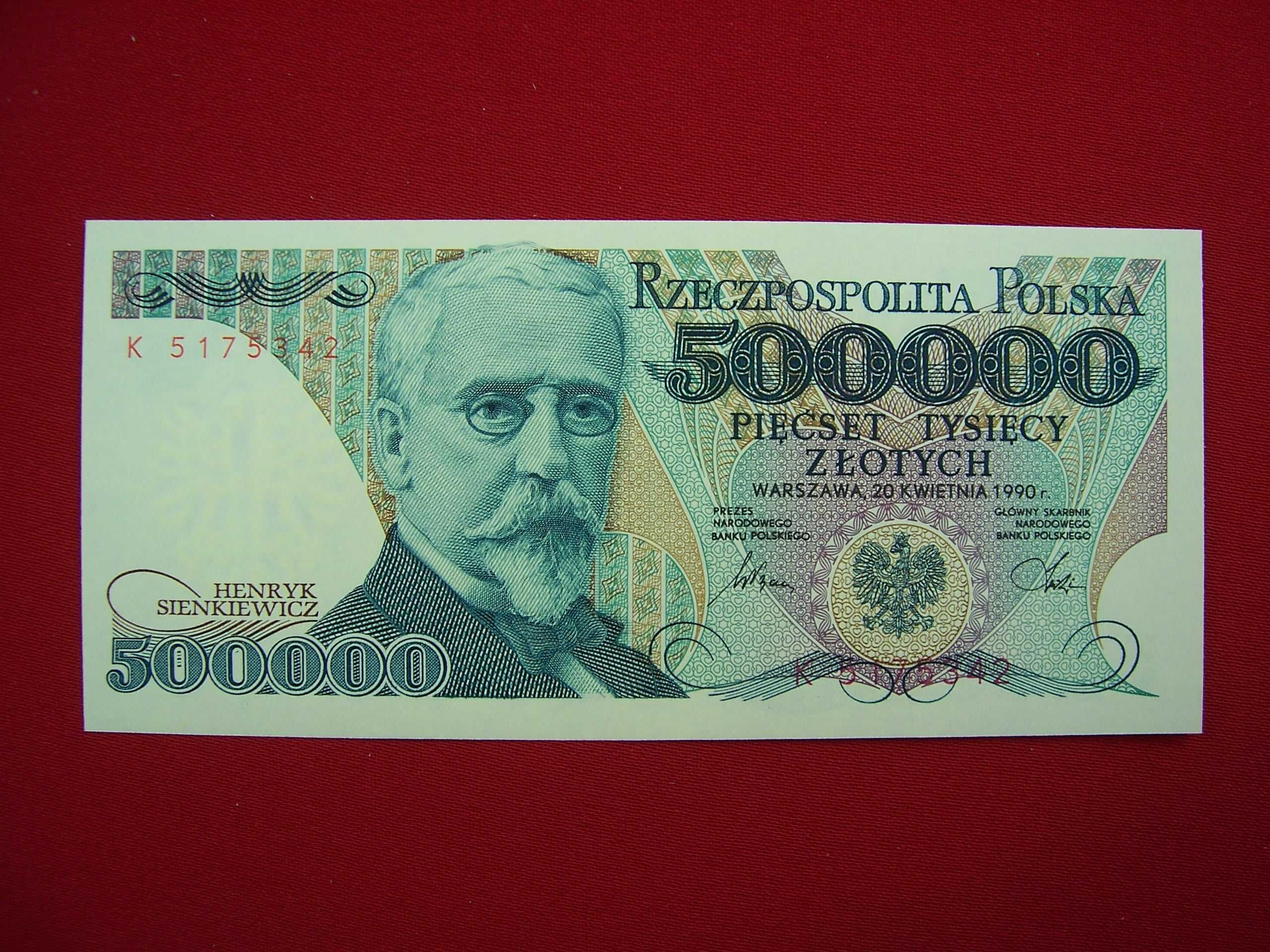 Polska PRL od 200000 do miliona UNC