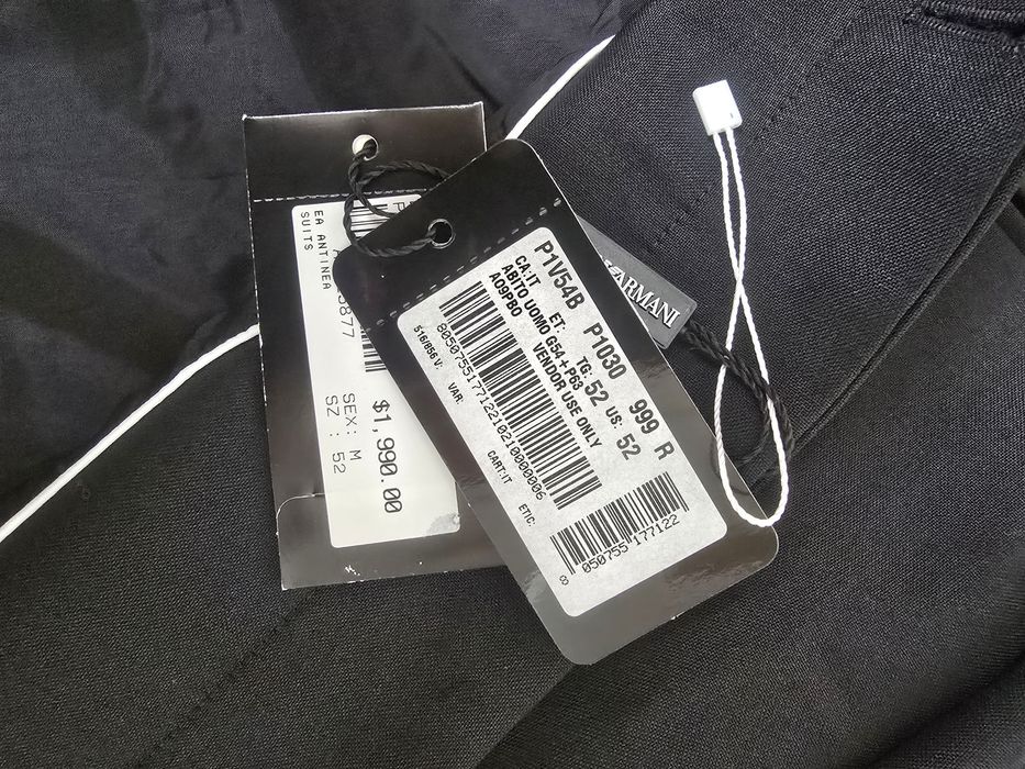 Emporio Armani marynarka męska czarna r M r 52 elegancka