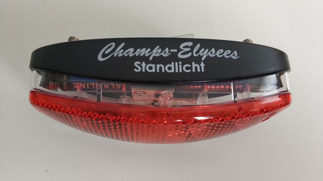 Lampka tylna pod dynamo na bagażnik Büchel CHAMPS-ELYSEES