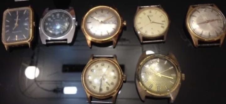 Relógio (Coleção) antigo Cauny Citizen Casio Timex Canon Incabloc