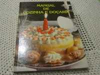 2 livros de culinária (Manual de cozinha e doçaria)