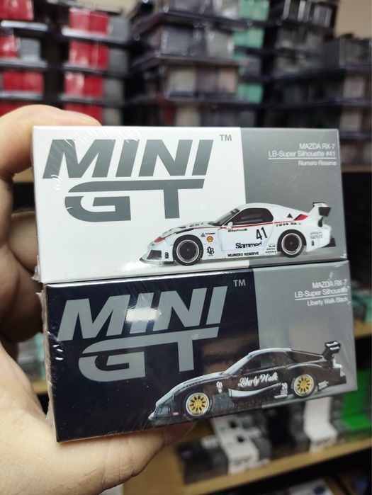 Mini GT, MiniGT, Мини ГТ, Mazda RX-7 LBWK Мазда РХ7, модель 1/64