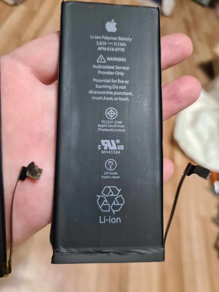 Б/У Аккумулятор для iPhone 6 Plus 3,82V.  2915 mAh APPLE 616-0771