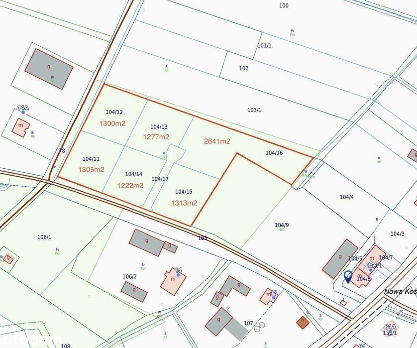 Działki budowlane 20 minut  od Gdańska Szybki dojazd S7 od 1222 m²