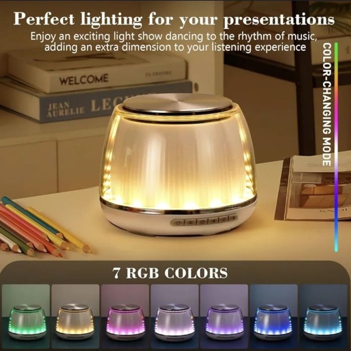 Lampka Led RGB z głośnikiem stereo /NOWY !