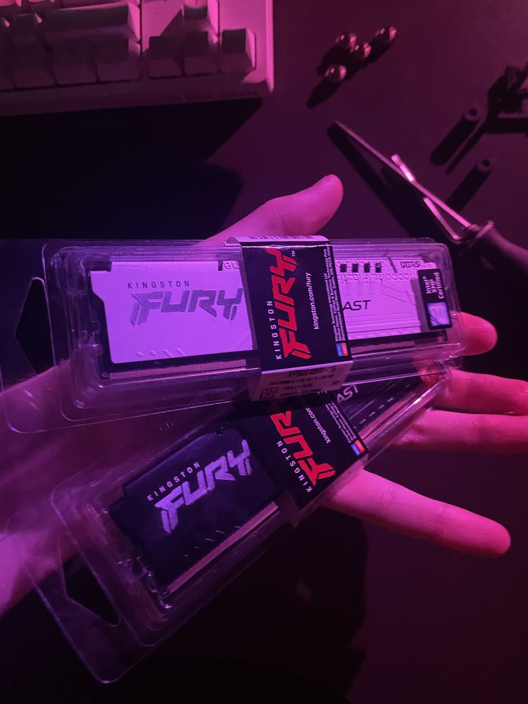 Оперативная память Kingston FURY Beast DDR5 16GB 6000MHz (бел)ГАРАНТИЯ