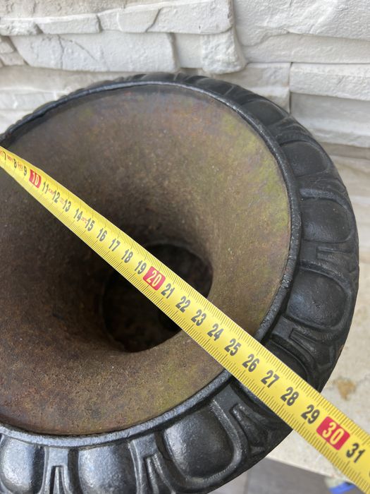 Stara donica zeliwna ciezka i stabilna
