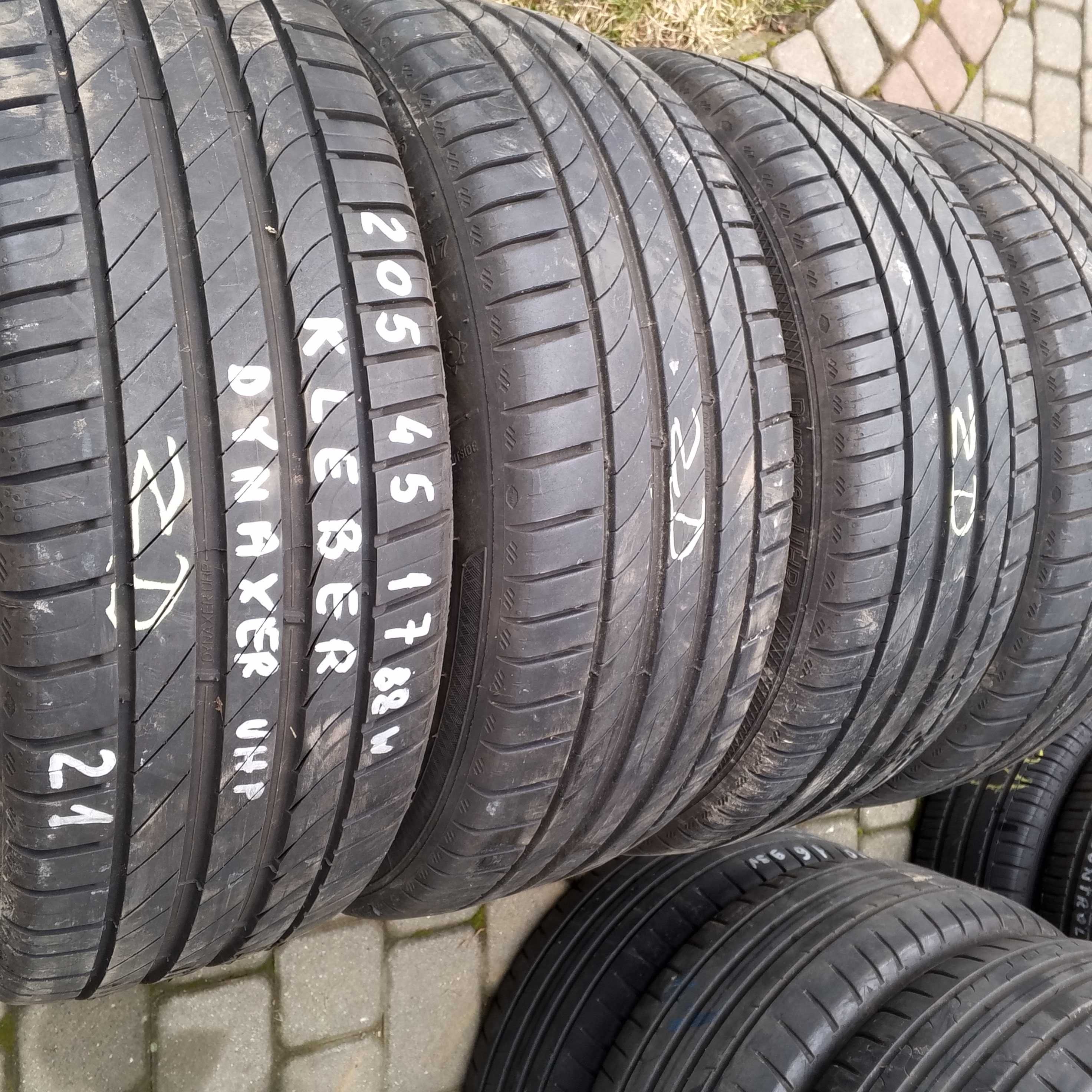 opony 4szt jak NOWE 205/45/17 Kleber Dynaxer  2021 rok