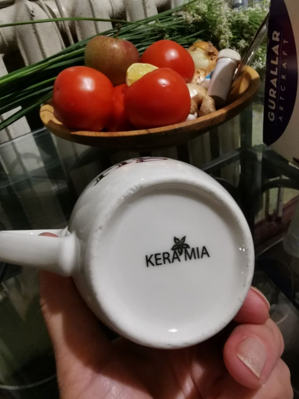Новая керамическая чайная чашка. KERAMIA. Mr. Right.
