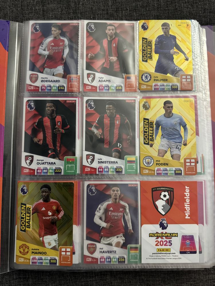 Karty Premier League 2025