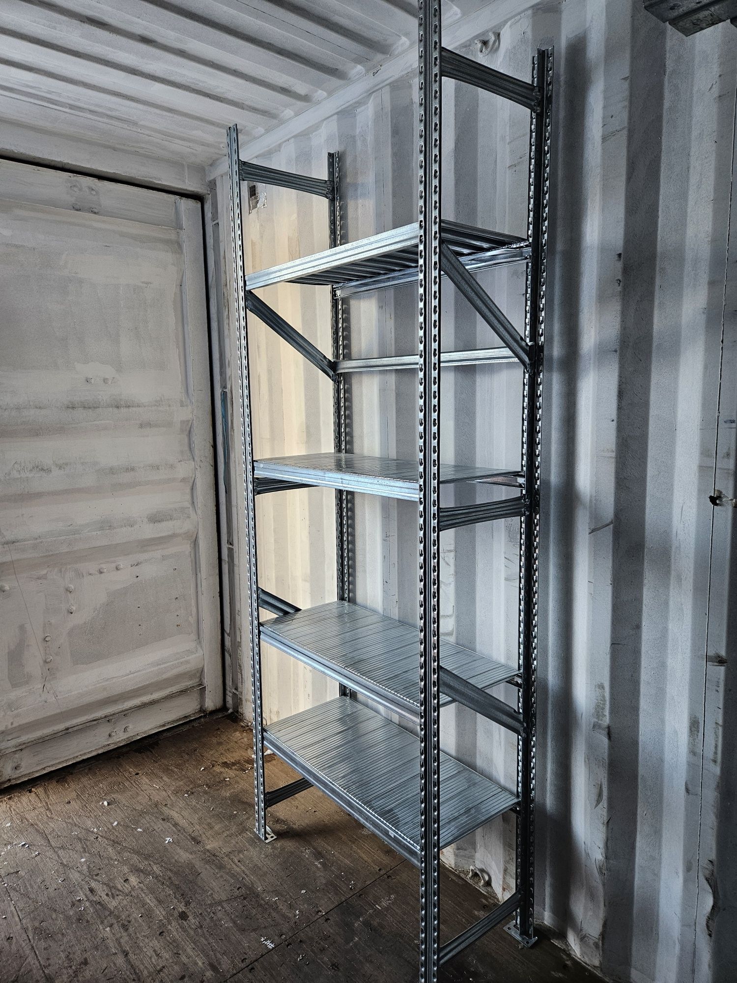 Regał metalowy cynkowany 250x98x40