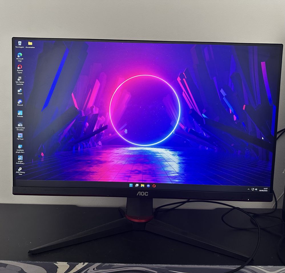 PC Gaming + Monitor AOC 24” 144Hz