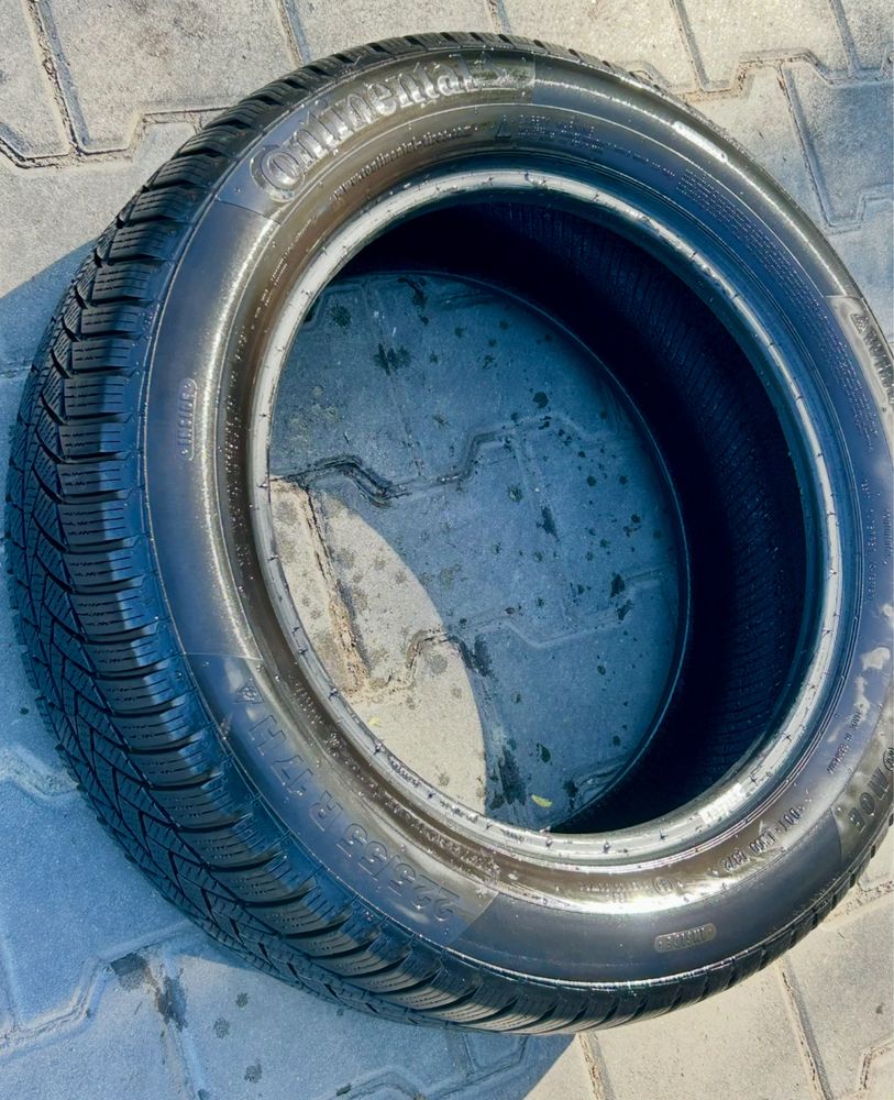 Зимние шины continental 225/55 r17 (run flat) состояние новых