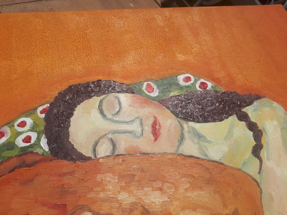 Obraz olejny na płótnie Gustav Klimt "Rodzina"