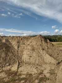 Ziemia na podwyższenie wyrównanie terenu  transport HDS  piach żwir