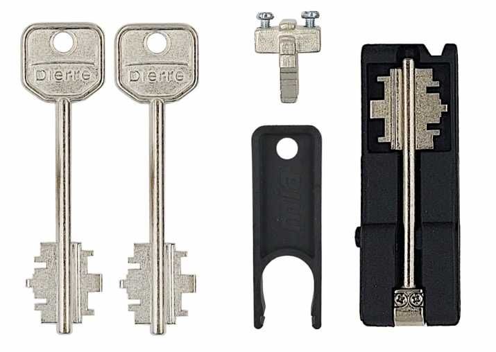 Wkładka do drzwi DIERRE MIA BLO 3130 2 klucze 92mm + 1 składany