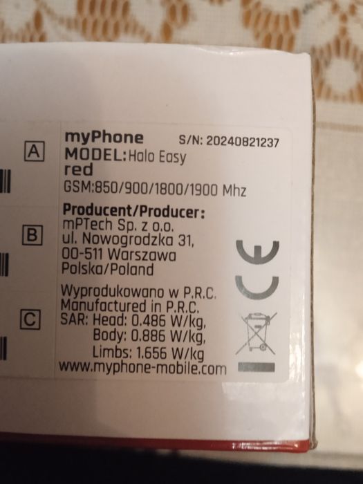 Telefon myPhone helo