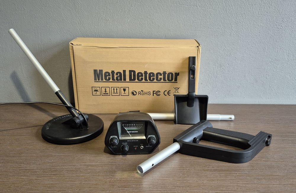 Wykrywacz metali Detektor + słuchawki Jak nowy!
