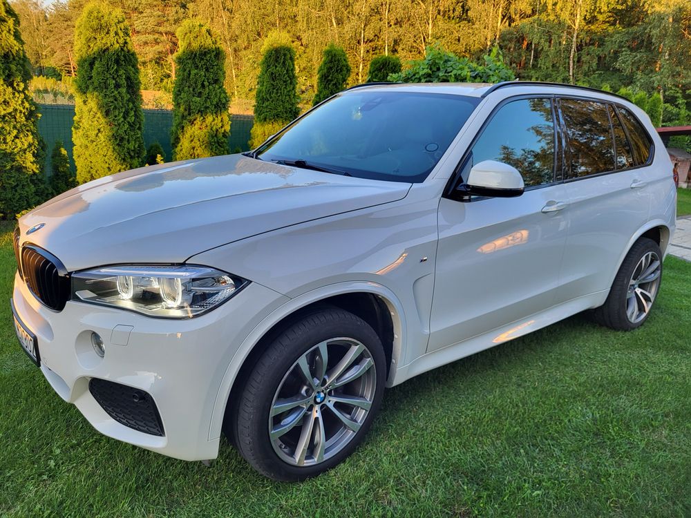 Bmw X5 M pakiet biała bezwypadkowa Salon PL  Mozliwosc wymiany 3.0d