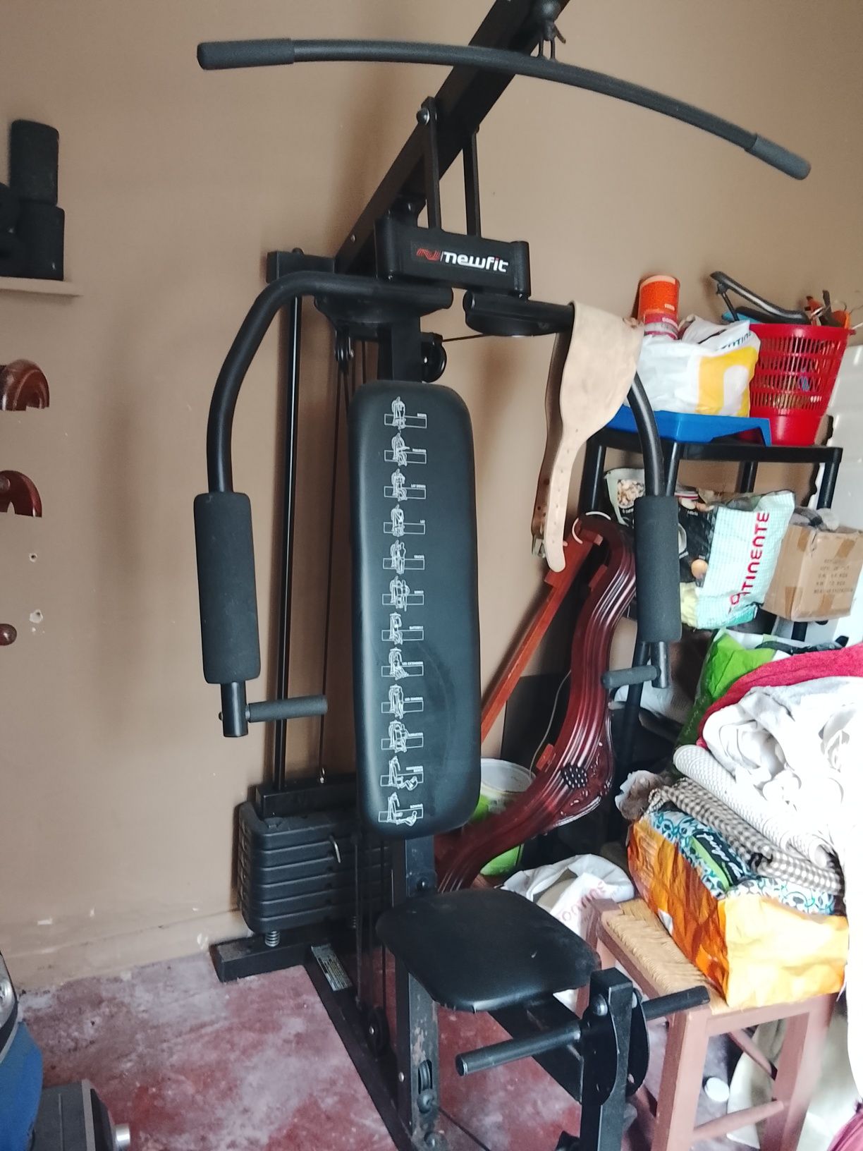 Máquina de ginásio multifunções até 60kg