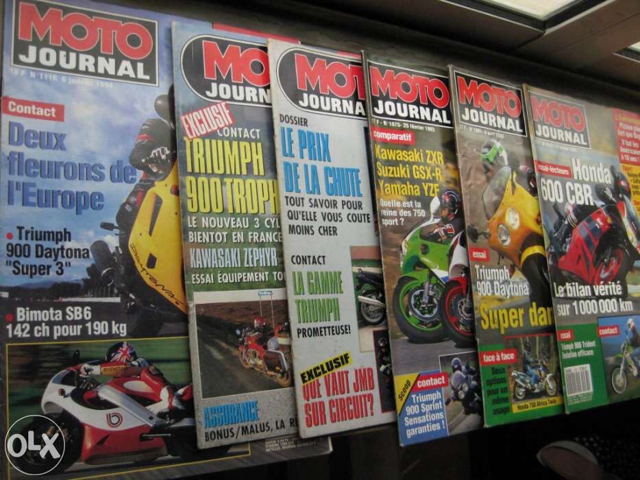 Dezenas Revistas Motojornal vintage