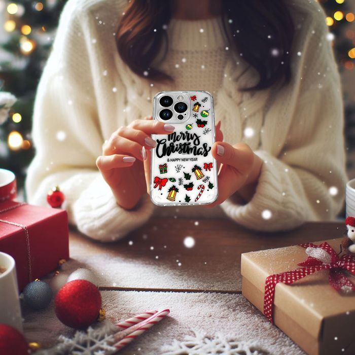 TEL PROTECT Christmas Case do Samsung S23 Ultra Wzór 3 Clear