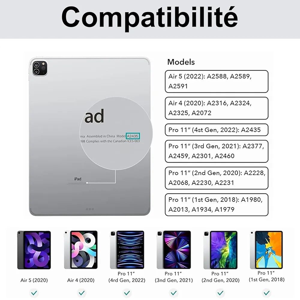 SENGBIRCH klawiatura iPad Air 11" M2/M4 Pro 11" Bluetooth touchpad mag